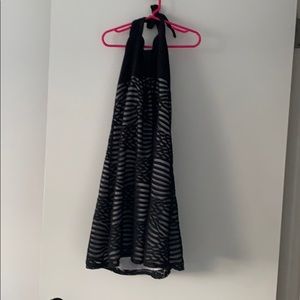 Halter with cool design dress